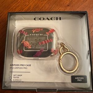 Coach AirPods Pro Case Candy Print (Clear)